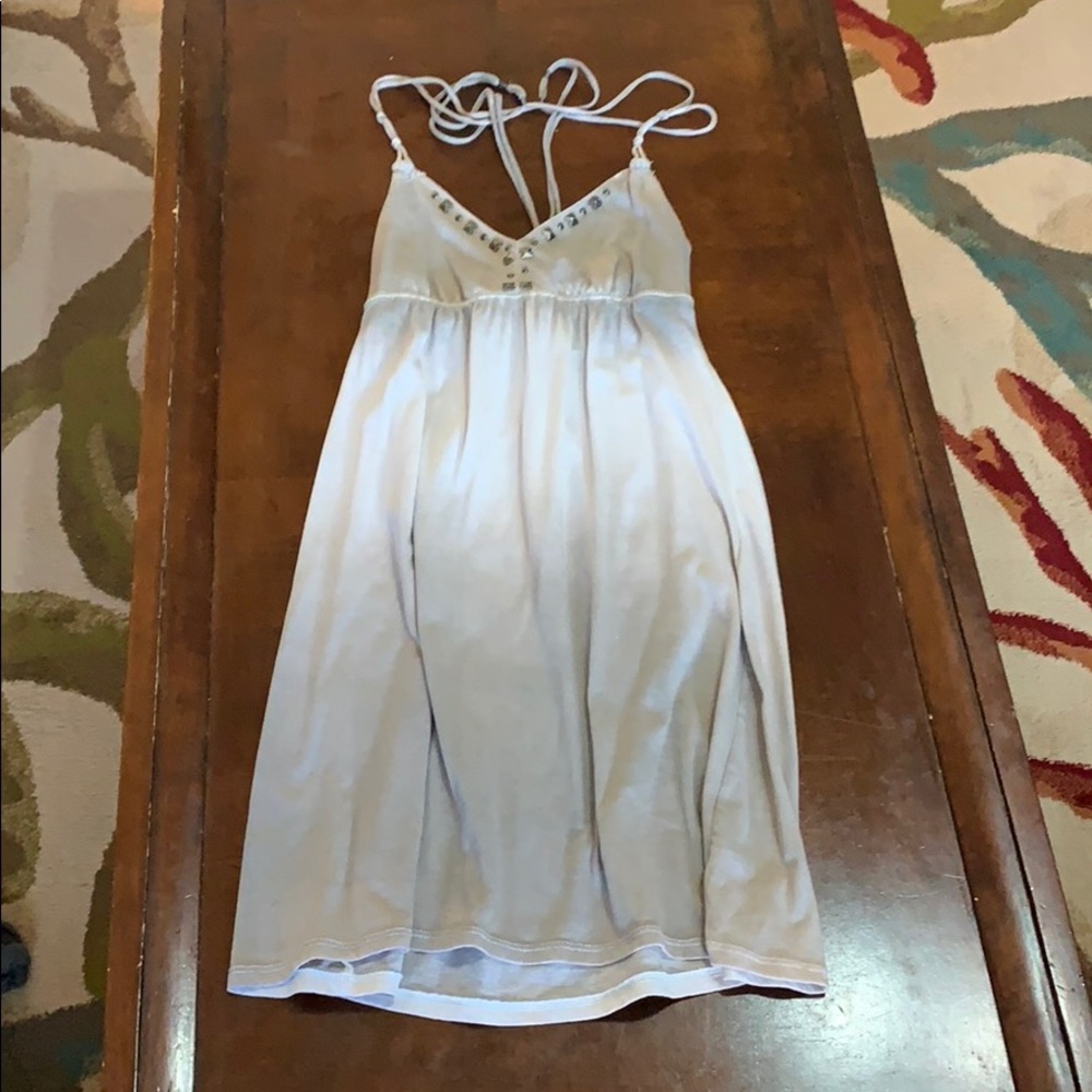Gray and White American Eagle Dress